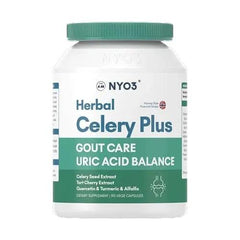NYO3 Herbal Celery Plus Gout Care Uric Acid Balance 90 Vege Capsules Celery Seed Extract,Gout Care,Herbal Celery Plus,issues,Uric Acid Balance,Uric Acid Balance 90 Vege Capsules