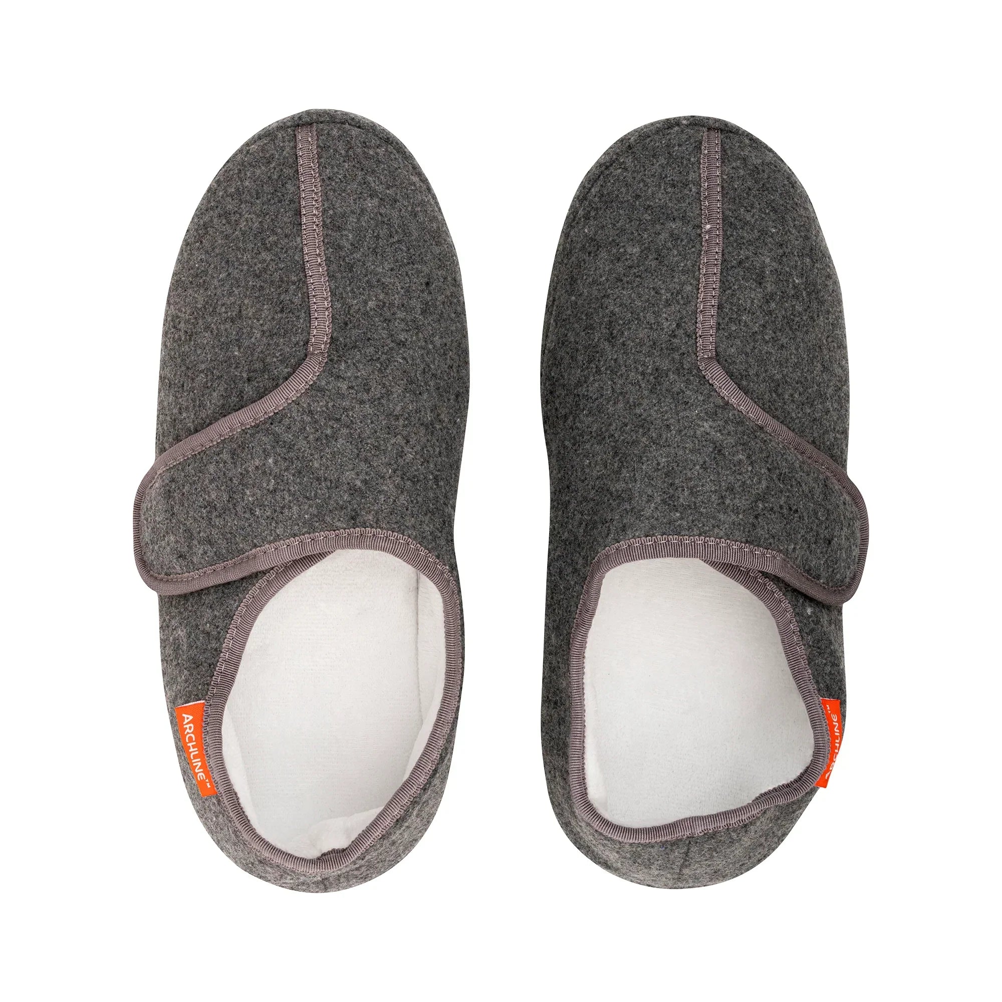 Archline Orthotic Adjustable Slippers Plus - Grey Marl - image 2