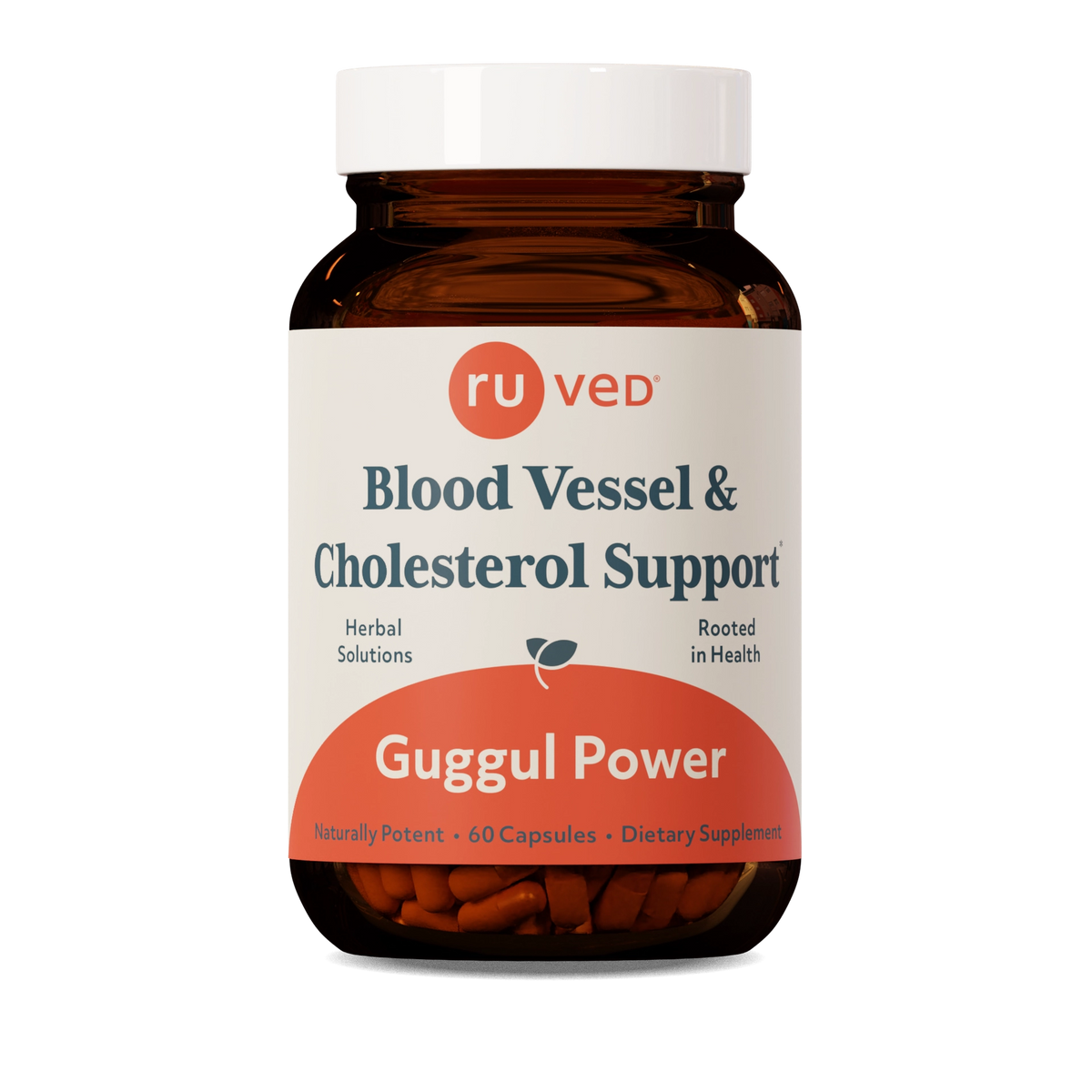 RuVed | Guggul Power | Metabolic Support | 60 Veg Caps | Supports Healthy Cholesterol and HDL