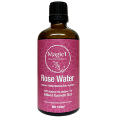MagicT Distilled Hydrosol Rose Water Calming Hydrating Facial Mist 100ml