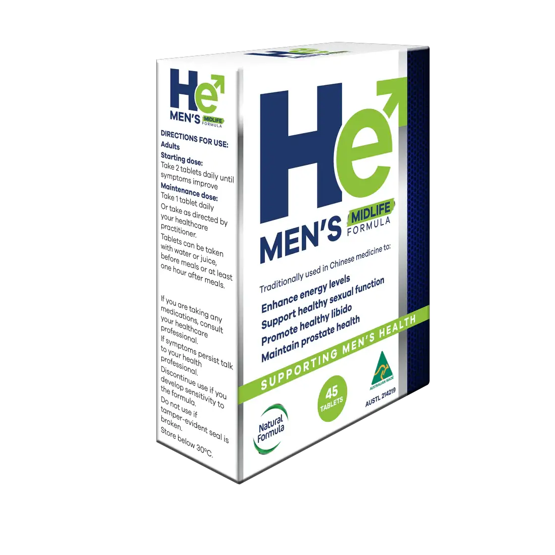 He Men’s Midlife Formula – 45 Tablets better price than chemist warehouse,better than chemist warehouse,cheaper than bargain chemist,cheaper than chemist ware house,cheaper than chemist warehouse,cheaper than Health NZ,cheaper than NZ healthstore,cheaper