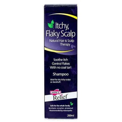 Hopes Relief Scalp Care Shampoo for itchy scalps 200ml, natural therapy for soothing itch and controlling flakes.