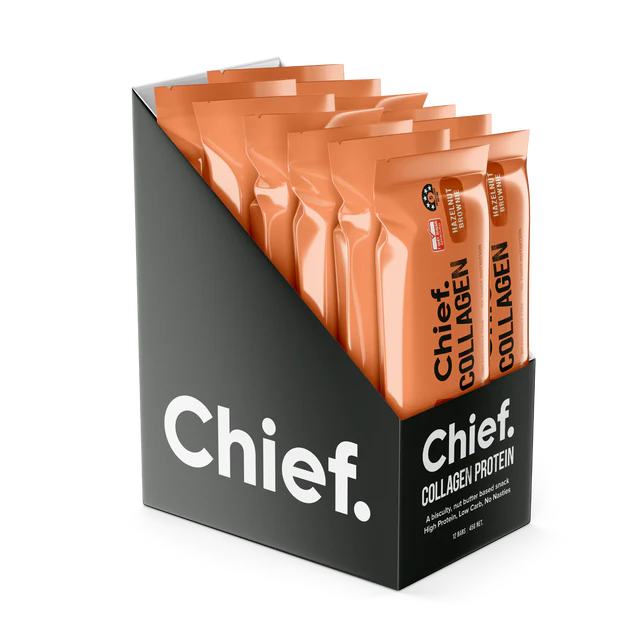 Chief Collagen Protein Bar (Min order 12 bars)