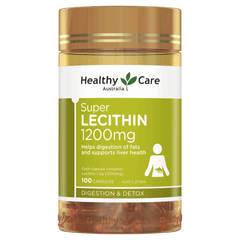 Healthy Care HC Soy Lecithin Capsules 1200mg 100 Capsules 【Shelf life 2024/12】