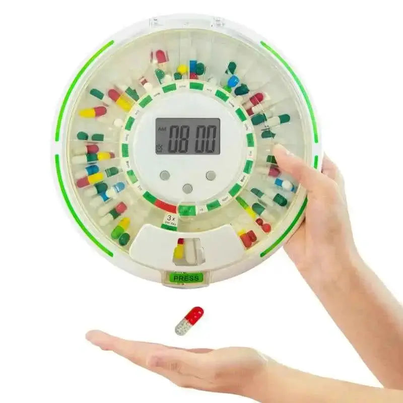 Home Medication Management Automatic Pill Dispenser Standard Version Audio & Visual Alerts Pill Dispenser,Audio &amp; Visual Alerts Pill Management,Automatic Pill Dispenser,Home Medication,Home Medication Management,Home Medication Pill Mgt,Human Voice Pi