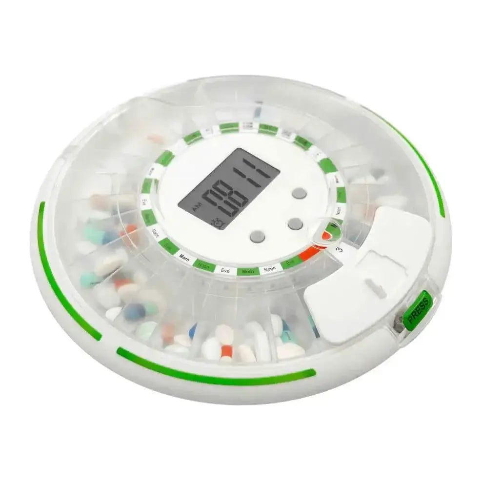 Home Medication Management Automatic Pill Dispenser Standard Version Audio & Visual Alerts Pill Dispenser,Audio &amp; Visual Alerts Pill Management,Automatic Pill Dispenser,Home Medication,Home Medication Management,Home Medication Pill Mgt,Human Voice Pi