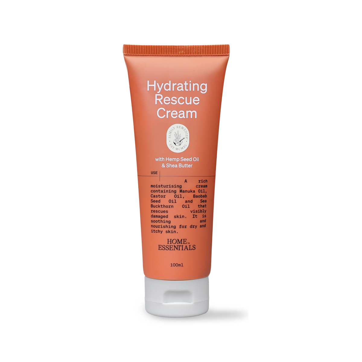 Home Essentials Hydrating Rescue Cream 100ml front view