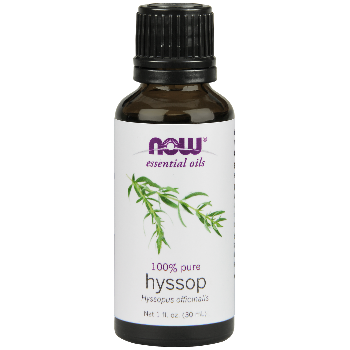 NOW Essential Oils Hyssop Oil Pure For Aromatherapy Essential Oil 30ml