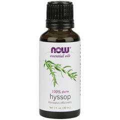 NOW Essential Oils Hyssop Oil Pure For Aromatherapy Essential Oil 30ml