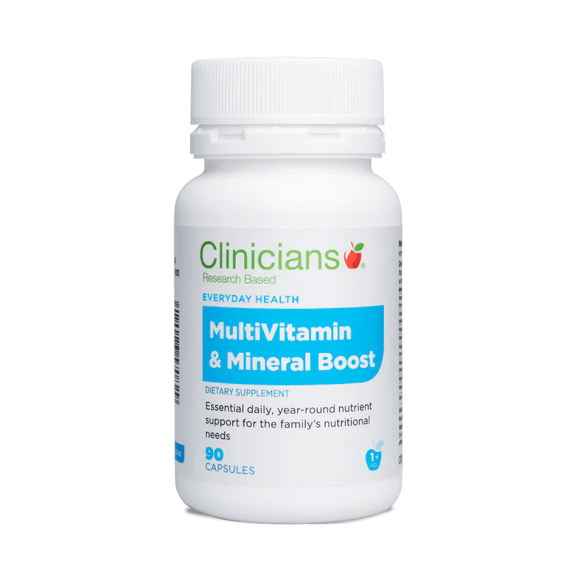 Clinicians MultiVitamin &amp; Mineral Boost 90 Capsules