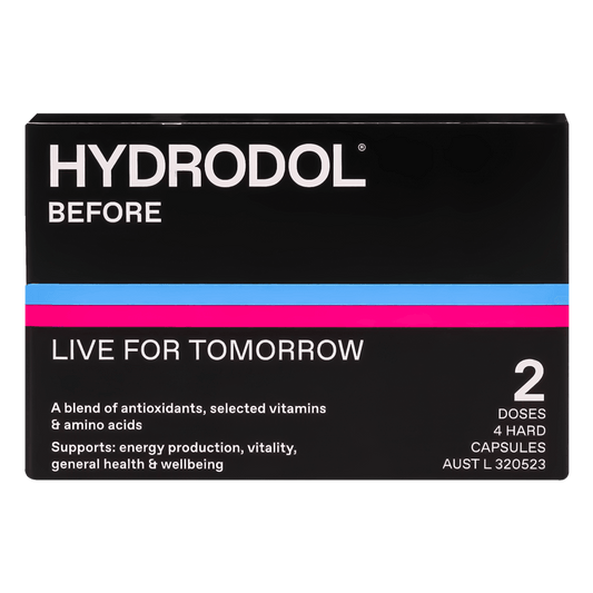 Hydrodol Before 2 doses &mdash; 4 Capsules