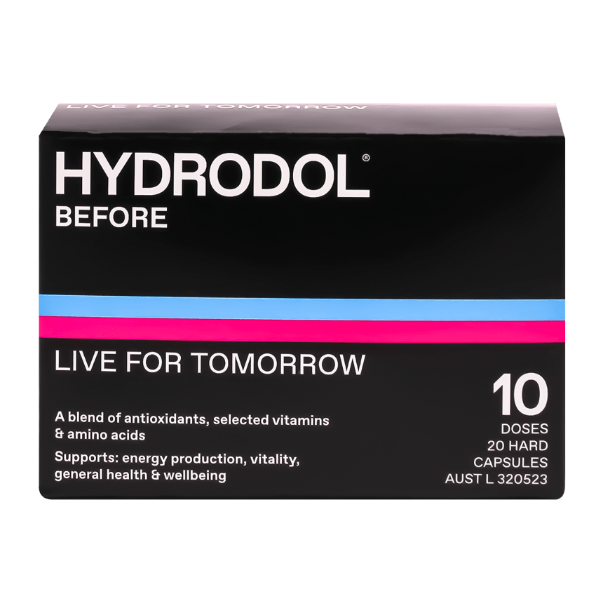 Hydrodol Before 10 doses &mdash; 20 Capsules