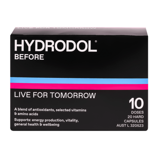 Hydrodol Before 10 doses &mdash; 20 Capsules