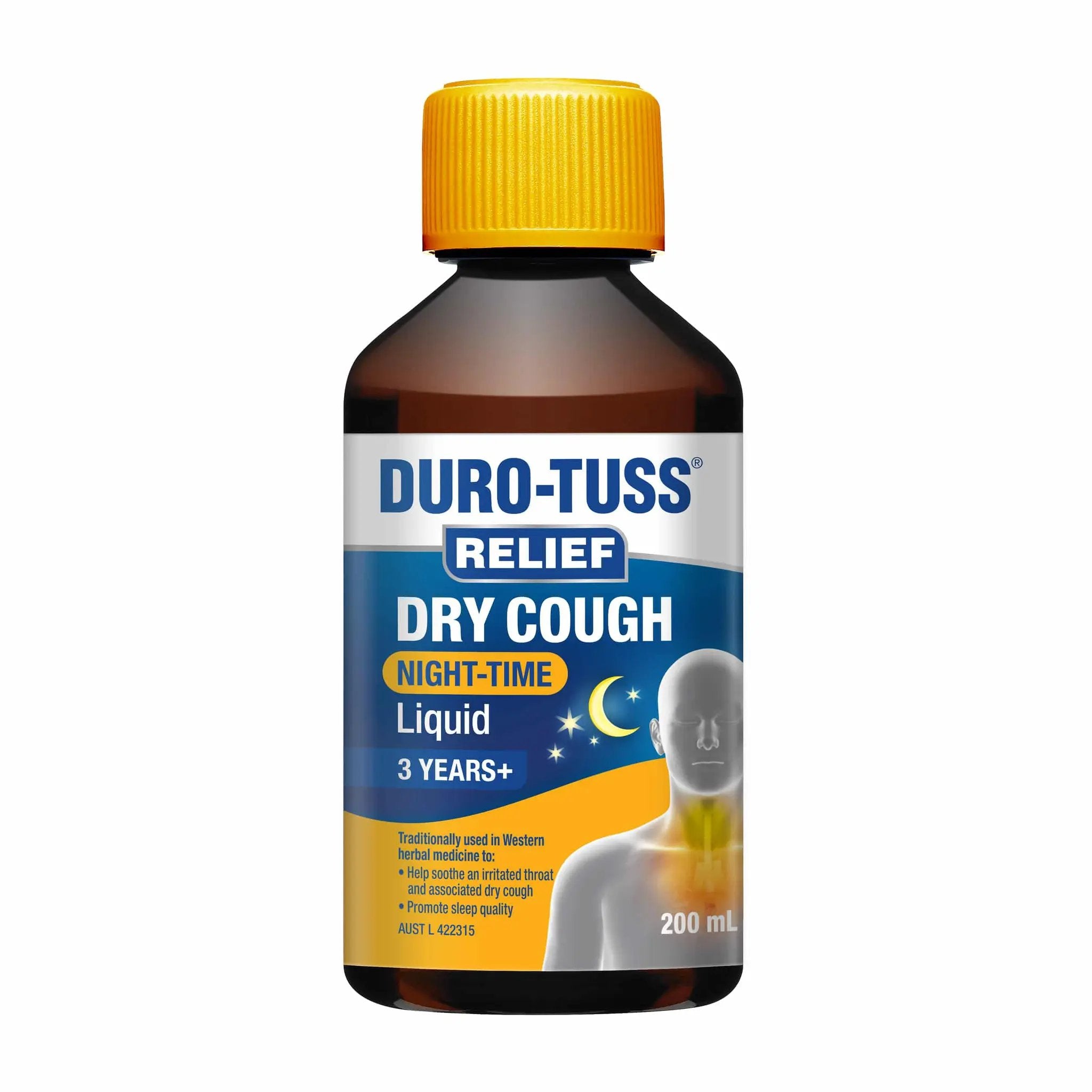 Duro-Tuss Herbals Night-Time Dry Chest Support 200ml