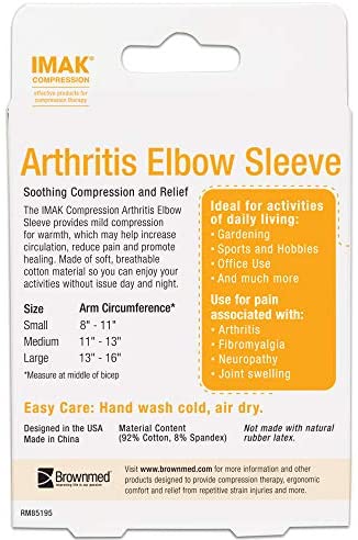IMAK Arthritis Elbow Medium elbow sleeve,imak,imak arthritic elbow,imak compression gloves,imak smart gloves,issues