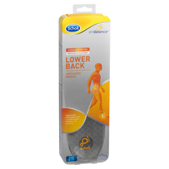 Scholl In-balance Lower Back Orthotic Insole Large Clear gel,designed not to slip in shoe,discreet design,Feet Cushions,Feet Heel Cushions,Fits comfortably,Fits comfortably in Shoes,GelActiv technology,Heel Cushions,issues,lower back support insole,No sli
