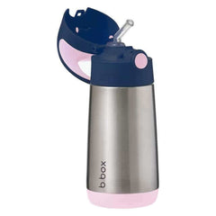 B.BOX Insulated Drink Bottle Indigo Rose Drink Bottle,Insulated Drink Bottle,Insulating double wall stainless stee,Silicone straw top bottle,water bottle