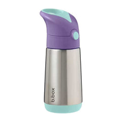 B.BOX Insulated Drink Bottle 350 Lilac Pop Drink Bottle,Insulated Drink Bottle,Insulating double wall stainless stee,Silicone straw top bottle,water bottle
