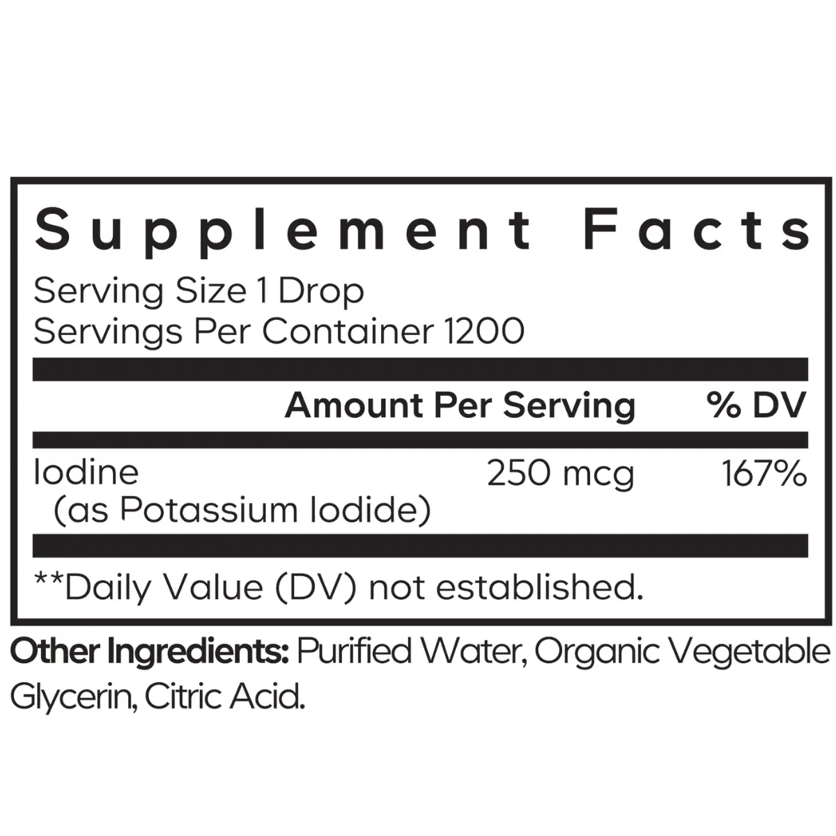 Codeage Liquid Iodine Plus Supports Thyroid Health Supplement (59ml)