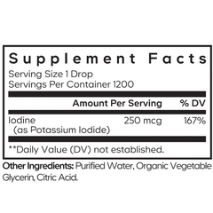 Codeage Liquid Iodine Plus Supports Thyroid Health Supplement (59ml)
