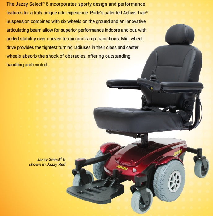 Pride Jazzy® Select 6 Power Chair