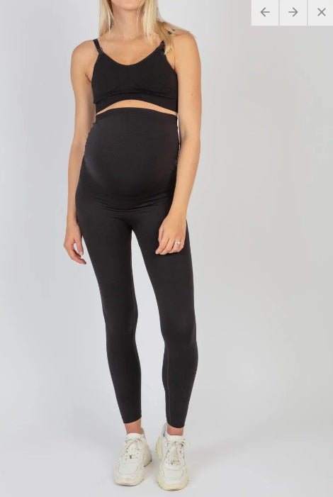 Allcare Supacore Pregnancy Support Leggings - Full Length Black (Jenny)