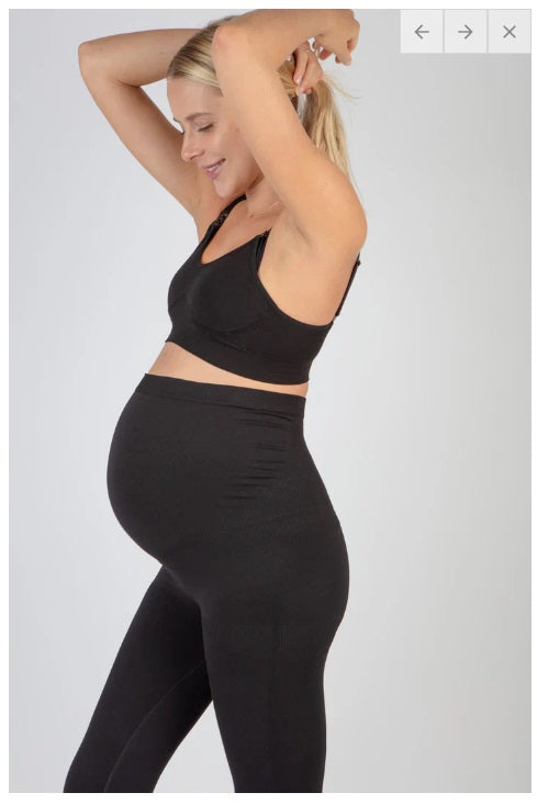 Allcare Supacore Pregnancy Support Leggings - Full Length Black (Jenny)