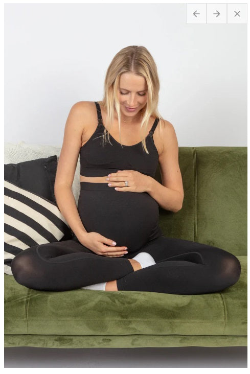 Allcare Supacore Pregnancy Support Leggings - Full Length Black (Jenny)