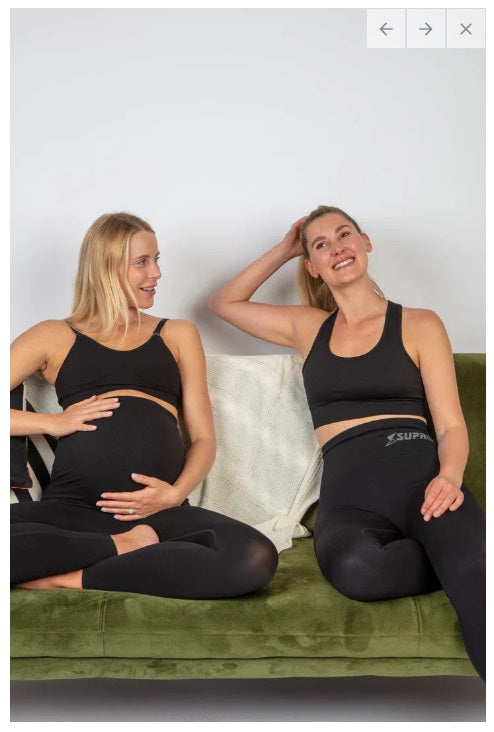 Allcare Supacore Pregnancy Support Leggings - Full Length Black (Jenny)