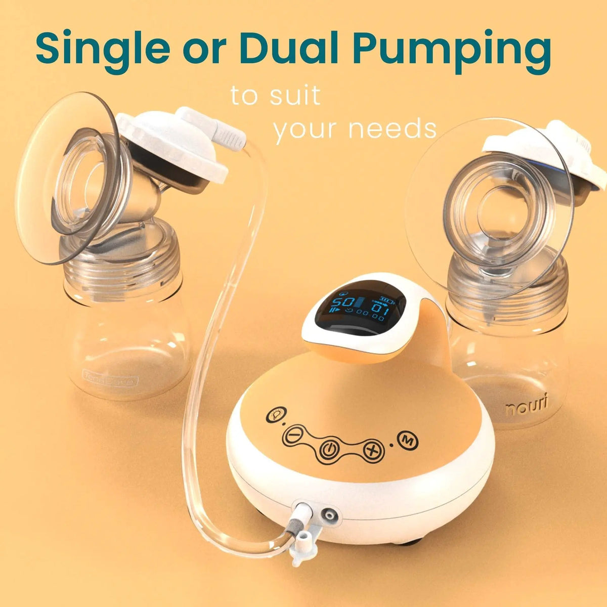 Nouri Duo Double Pumping Double Electric Award Winning Efficiency Quiet Operation Breast Pump