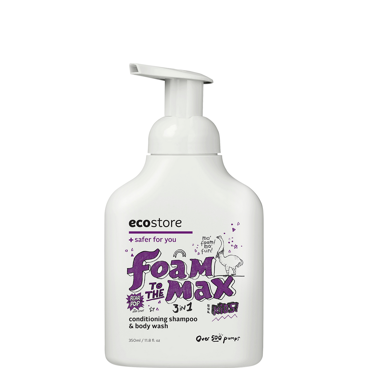 Ecostore Kids 3-in-1 Pear Pop 350ml