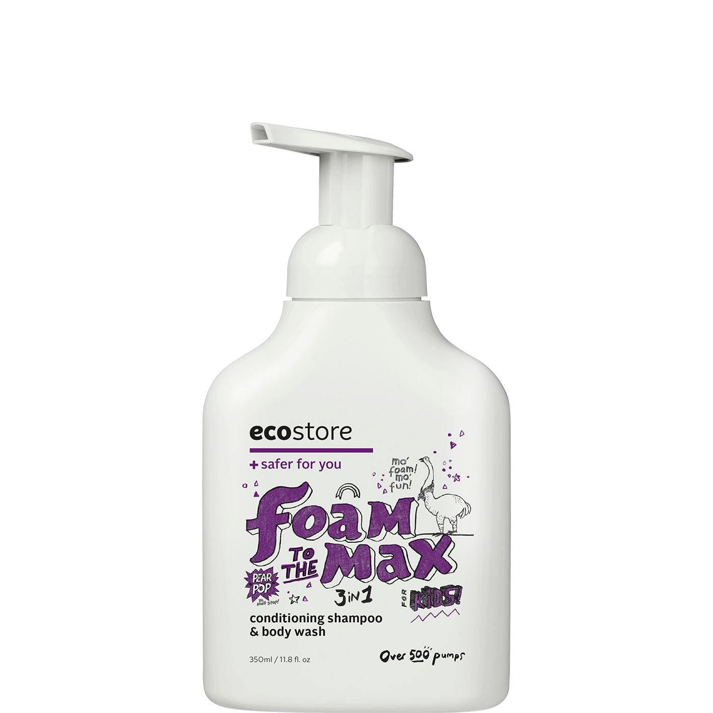 Ecostore Kids 3-in-1 Pear Pop 350ml