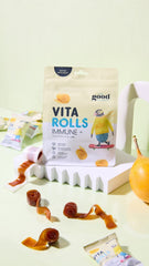 The Good Vitamin Co Kids Vita Rolls Immune Fruit Rolls 8 Pack