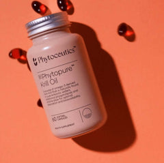 Phytopure® Krill Oil astaxanthin,beneficial phospholipids,brain,cellular incorporation,choline,high-quality omega-3 fatty acids,issues,Krill Oil,liver,Phytopure,promoting optimal heart,skin health.