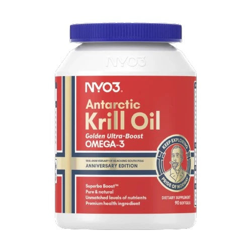 NYO3 Ultra Boost Antarctic Krill Oil 90 Softgels Brain & Nervous System Health,Cholesterol Support,Cognitive Health,Dietary Supplement,General Wellness,Golden Ultra Boost Omega3,issues,Joint Support,Kril Oil,Memory Support,omega3,Senior Health,Superab Boo