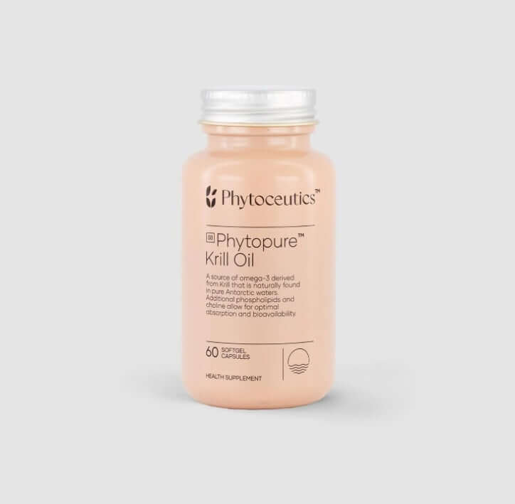 Phytopure® Krill Oil astaxanthin,beneficial phospholipids,brain,cellular incorporation,choline,high-quality omega-3 fatty acids,issues,Krill Oil,liver,Phytopure,promoting optimal heart,skin health.