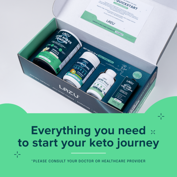 LAZU essential Keto Quickstart 21 Day Challenge Vanilla COMPLETE KIT FOR WEIGHT MANAGEMENT,fat burn,issues,keto,keto diet,lasu,weight loss,weight management,weightloss,xenical