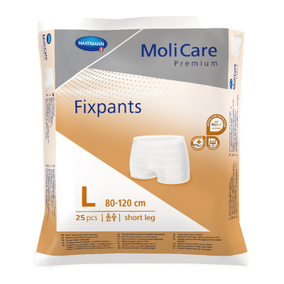 MoliCare Fixpants Short Leg 25 piece pack - 6 Pack