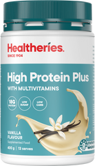 Healtheries High Protein Plus Muscle Support Protein Powder for Active Lifestyles and Energy