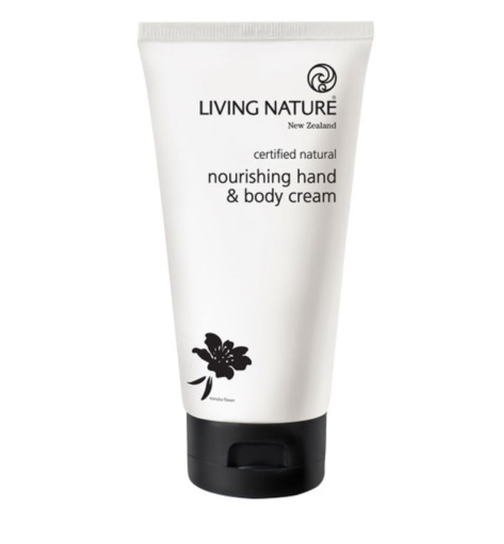 Living Nature Nourishing Hand & Body Cream 150ml FREE WITH PURCHASE