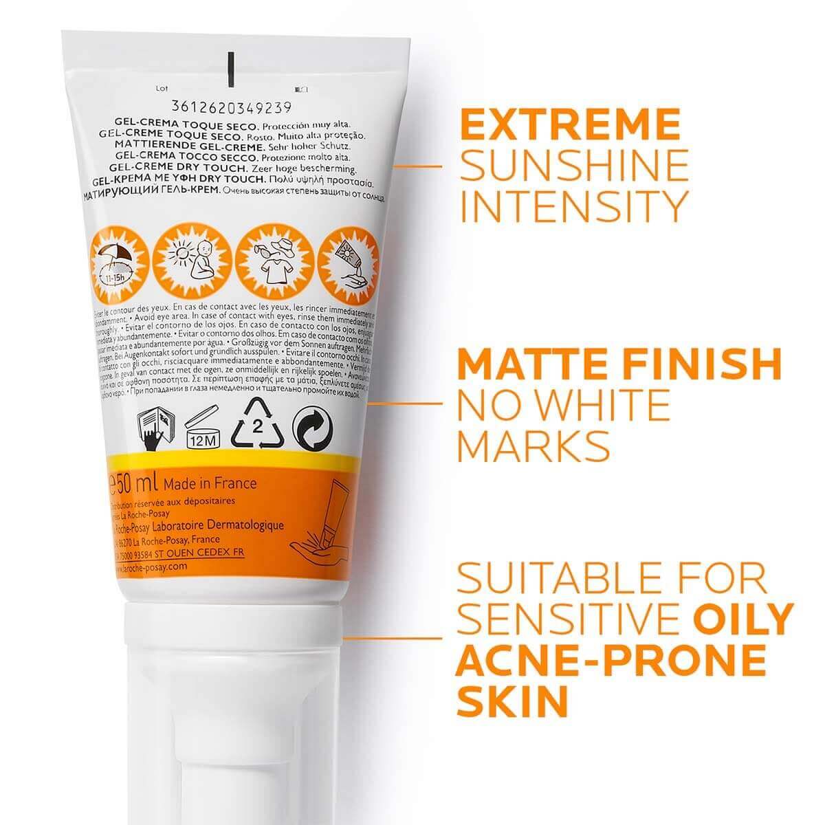 La Roche-Posay's Anthelios Dry Touch Tinted Spf 50+ 50ml Acne-Prone,all skin tones,Anthelios Ultra Cream Xl Spf 50+ 50ml,Anthelios Ultra-light Invisible Fluid Tinted Spf50+ 50ml,Anthelios Uv Clear Sunscreen Spf 50,Dry Touch Tinted Spf 50+,Fluid Tinted Spf