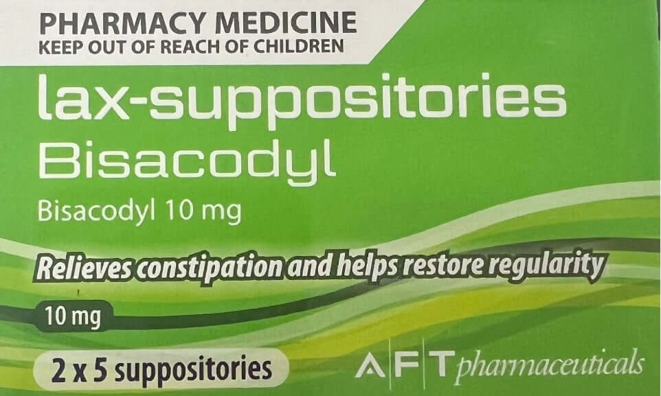 Lax-Suppositories Bisacodyl - Pharmacy Medicine bisacodyl,bowel health,bowel movement,constipation,fluid/salts in the intestines,issues,Lax-Suppositories Bisacodyl,laxative,relief and treatment of constipation,stimulant laxative,suppository