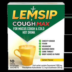 Lemsip Cough Max for Mucus Cough & Cold Hot Drink (Lemon)