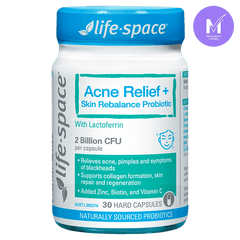 Life Space Acne Relief + Skin Rebalance Probiotic 30 Capsules