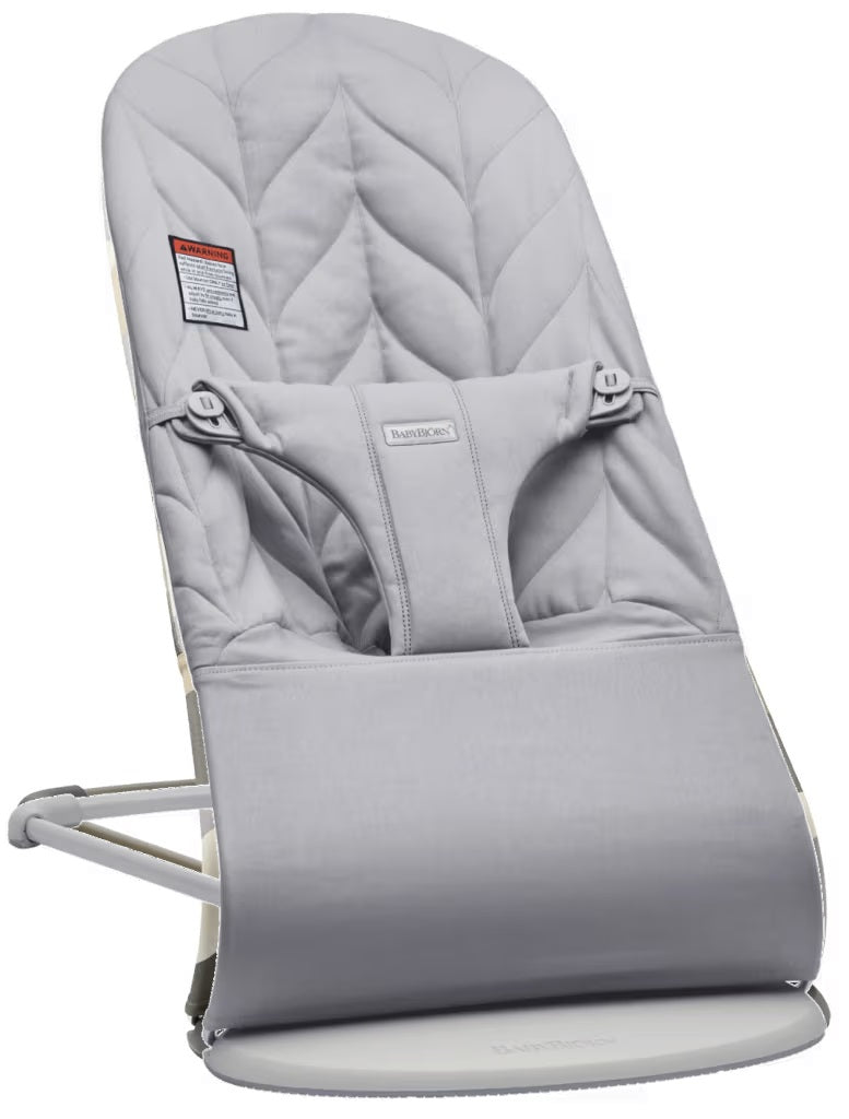 Baby Bjorn Bouncer Bliss Woven Lt Grey Petal Quilt