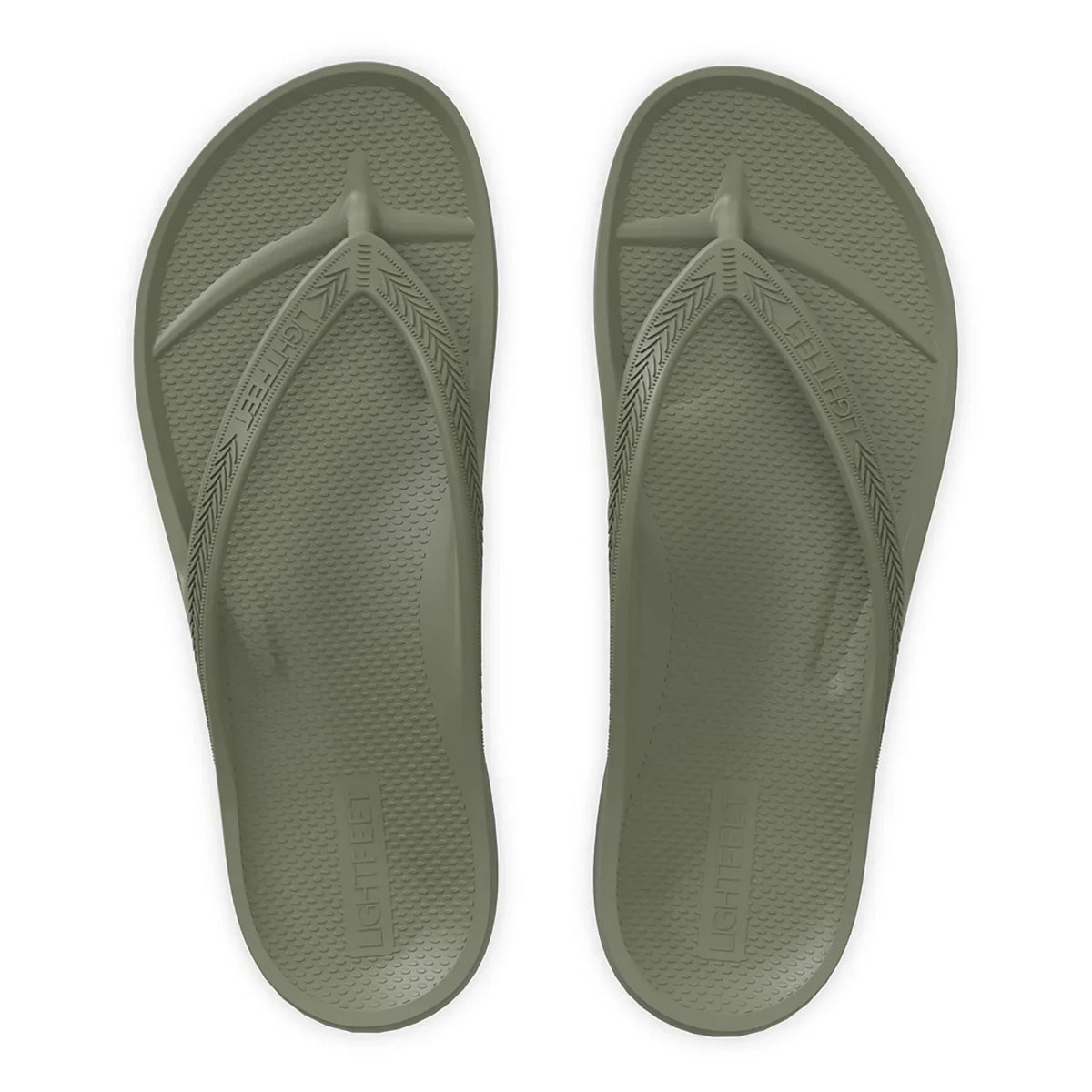 Lightfeet Arch Support Jandals - Khaki