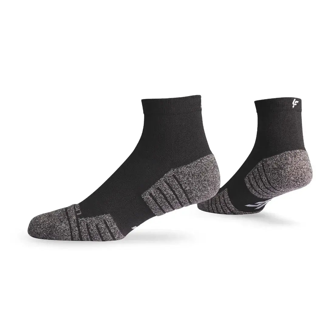 Lightfeet Performance Mini Crew Quarter Sock worn