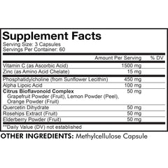 Codeage Liposomal Vitamin C Immune Support Vitamin C 180 Capsules