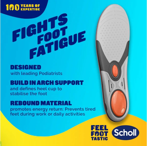 Scholl LiquiFlex Extra Support Insole Large