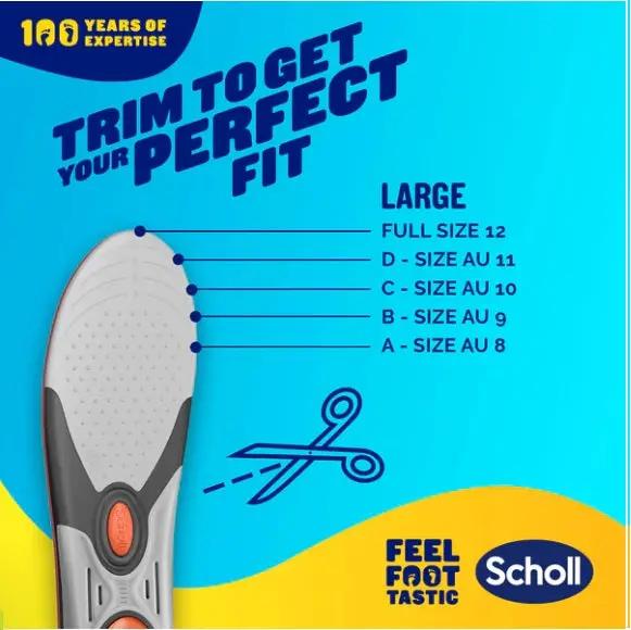 Scholl LiquiFlex Extra Support Insole Large comfort all day,eading podiatrists,gelactiv,issues,LiquiFlex Insoles,Memory foam